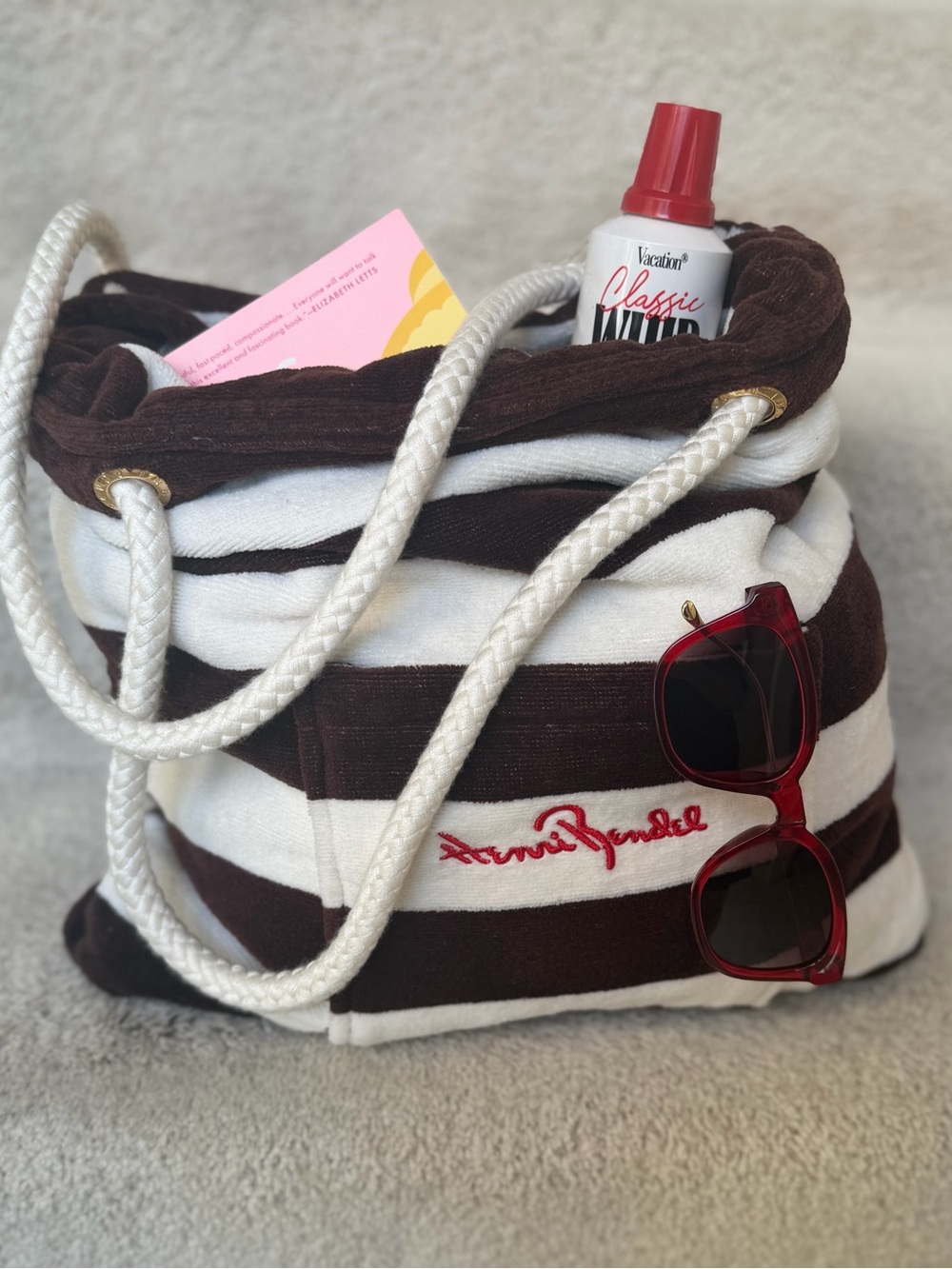 Henri Bendel Convertible Beach Bag/Towel